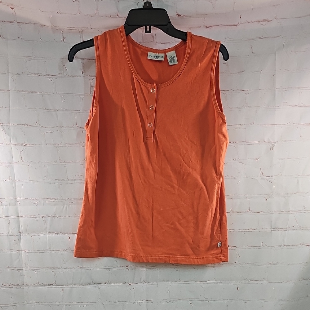 Duck Head Orange Sleeveless Tank Top